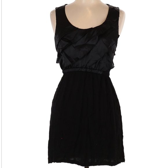 Forever 21 Black Ruffle Tank Dress - Picture 1 of 7